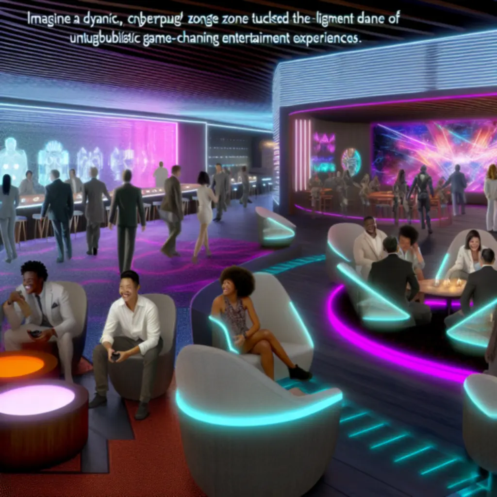 Cyber‑tematyczne strefy rozrywki z neonami i immersyjnymi doświadczeniami